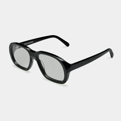 Mazamio Delon Sunglasses - Black with Light Grey Tint