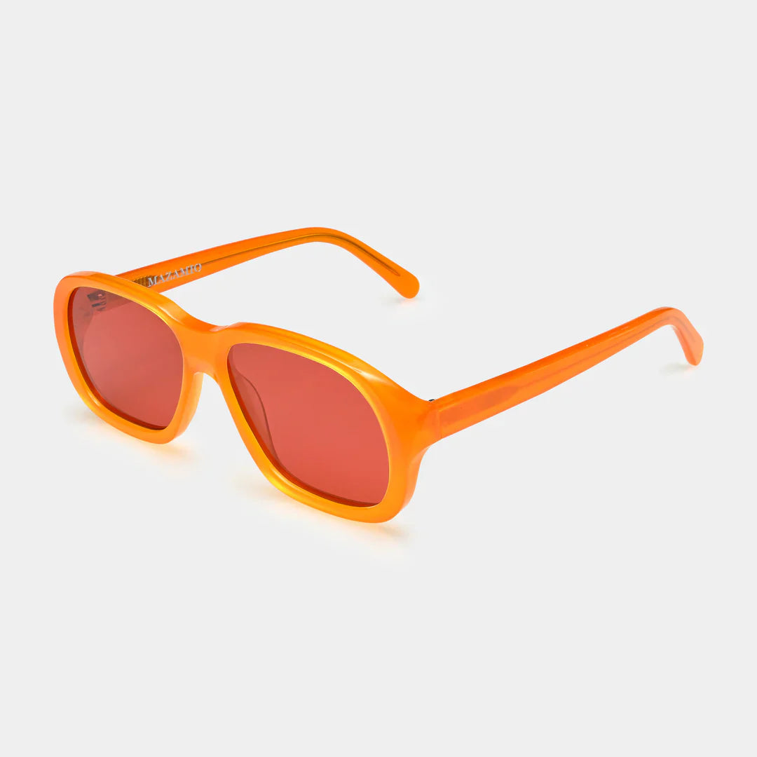 Mazamio Delon Sunglasses - Light Orange with Orange Tint