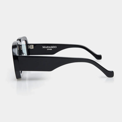 Mazamio Sunglasses - Black with Clear Tint