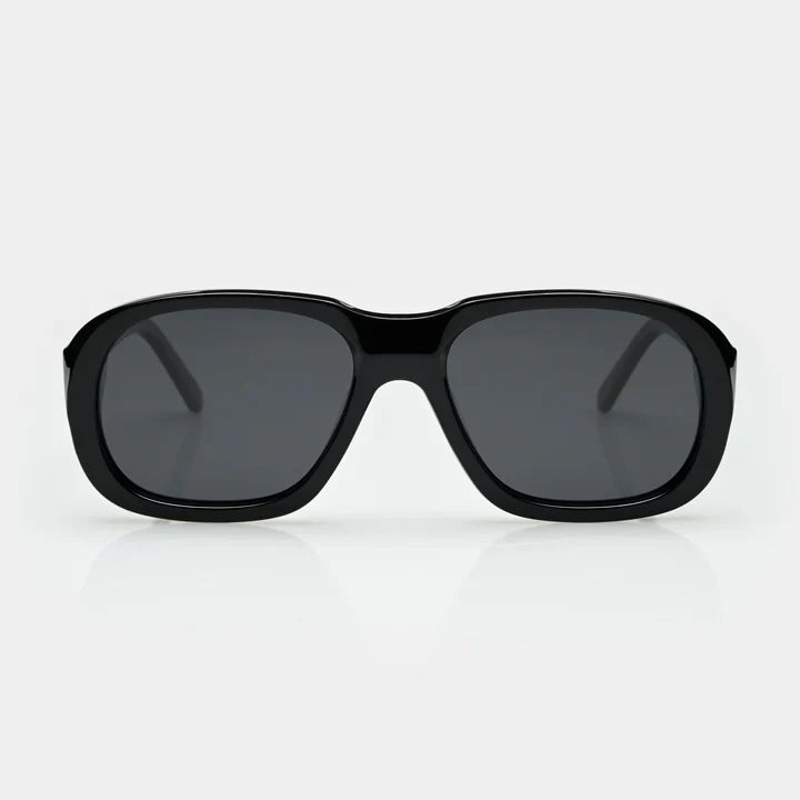Mazamio Delon Sunglasses - Black with Dark Grey Tint