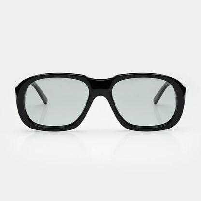 Mazamio Delon Sunglasses - Black with Light Grey Tint