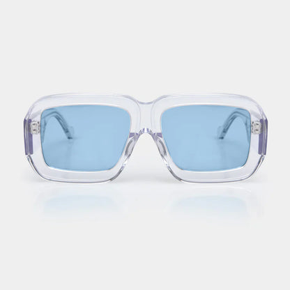 Mazamio Sunglasses - Transparent with Light Blue Tint