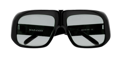 Mazamio Aviator Jango Sunglasses - Black with Light Grey Tint