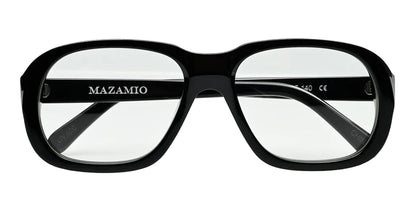 Mazamio Delon Sunglasses - Black with Clear Tint