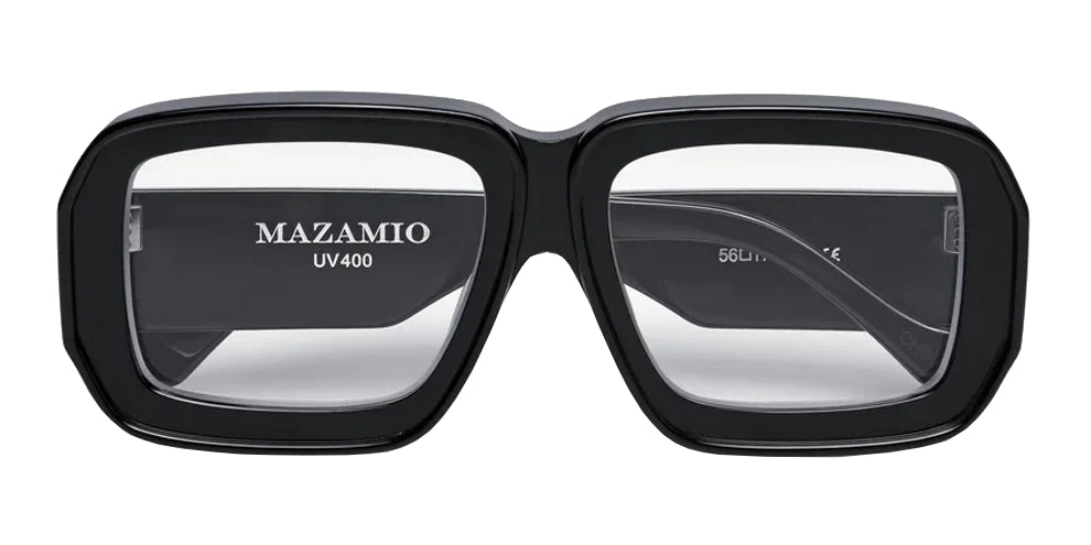 Mazamio Sunglasses - Black with Clear Tint
