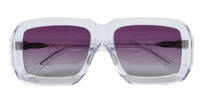 Mazamio Sunglasses - Transparent with Purple Gradient Tint