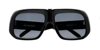 Mazamio Aviator Jango Sunglasses - Black with Dark Grey Tint